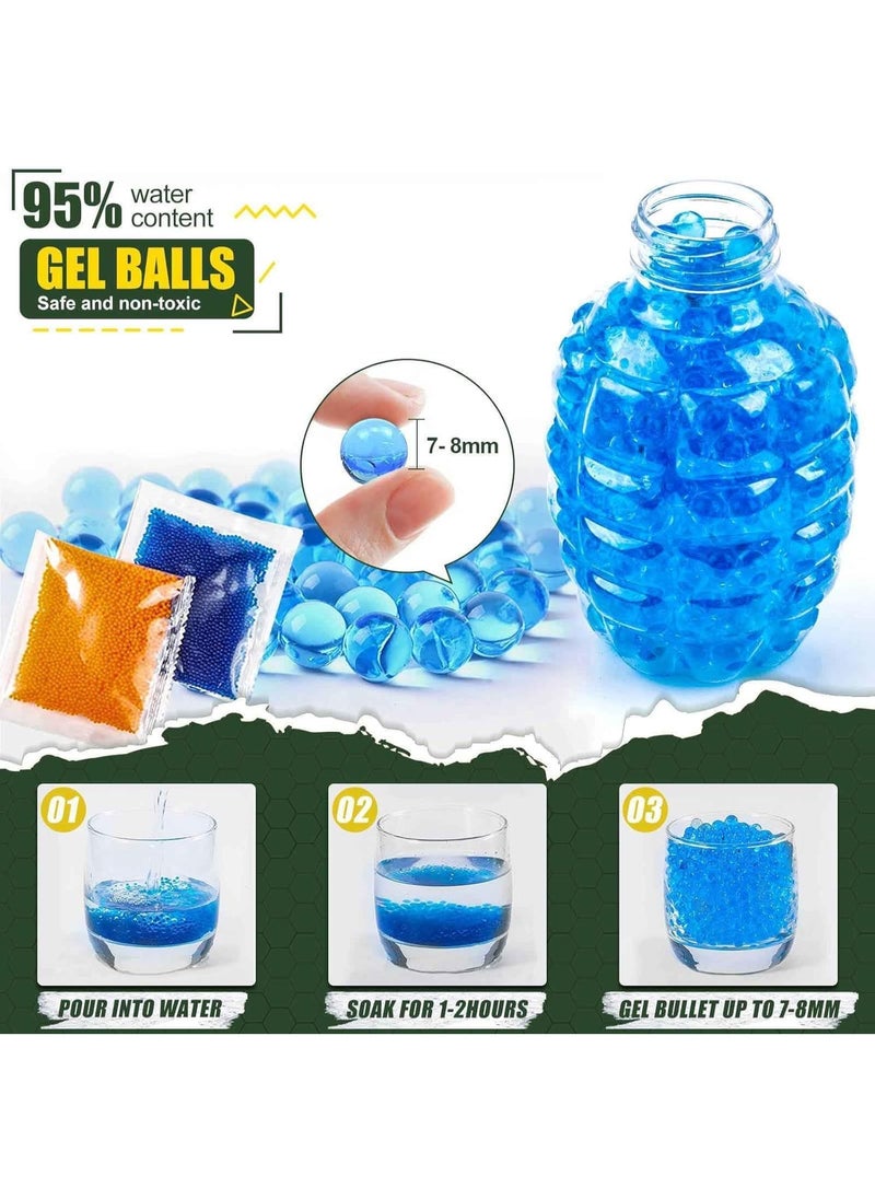 Electric Gel Ball Blaster, High-Speed Gelfire Blaster for Orbeez with Eyewear Safety Googles, Splatter Ball Toys for Outdoor Shooting Game Party Gift Ages 14 & Up - Green