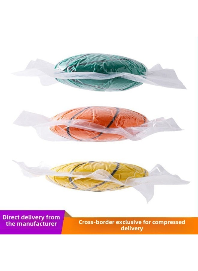 Support Temu Generation Silent Basketball Indoor Sports Training Pat Children Ball Silent Basketball Can Be Compressed By Foreign Trade-Color:-blue + Basket-Diameter:Customized Logo (私聊 Customer Service, Large Quantity Discount)