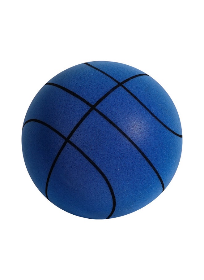 Support Temu Generation Silent Basketball Indoor Sports Training Pat Children Ball Silent Basketball Can Be Compressed By Foreign Trade-Color:-blue + Basket-Diameter:Customized Logo (私聊 Customer Service, Large Quantity Discount)