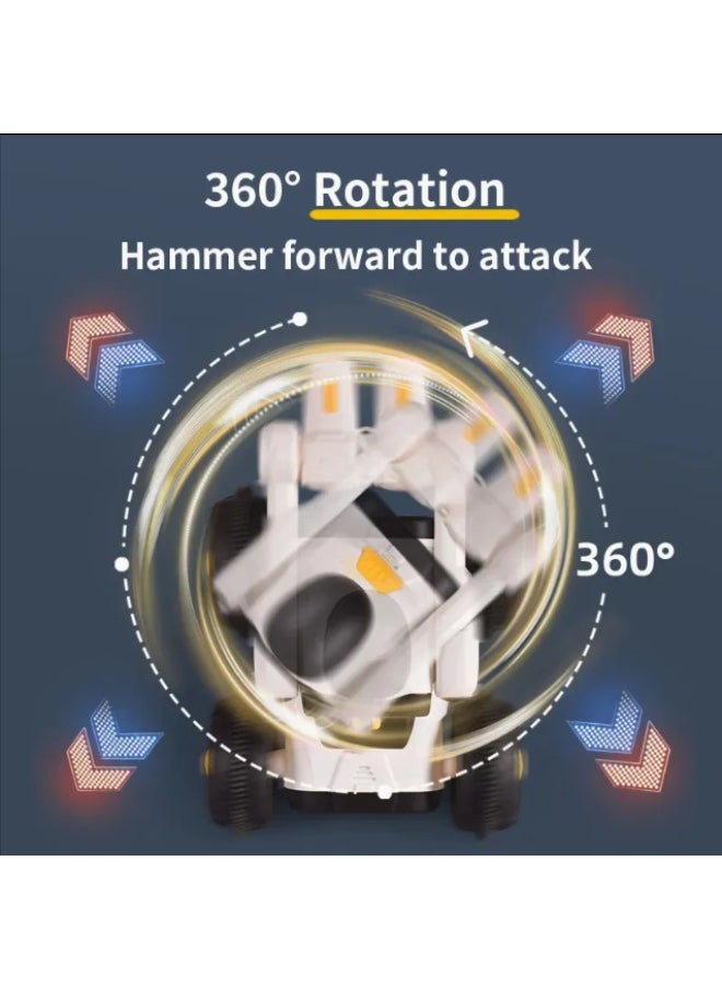 2.4G Gesture Sensing RC Hammer Chariot Children's Toy Car – 2-Pack Remote Control Cars with Four-Wheel Drive and Anti-Collision Design