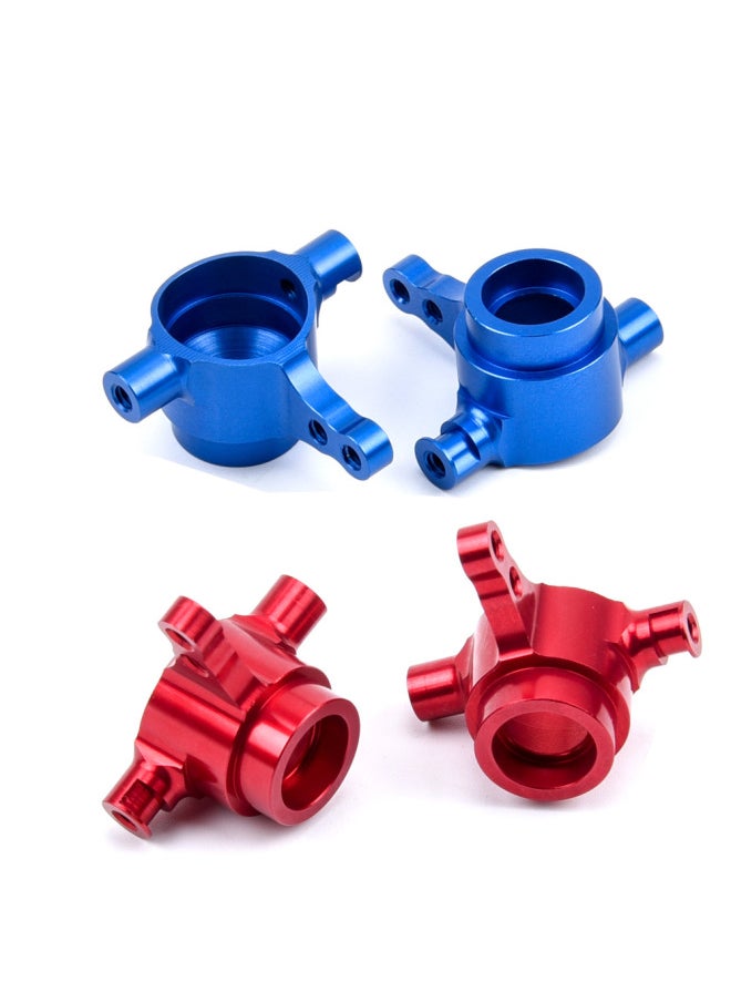 Traxxas Slash4x4 Dead Mouse 727 Upgrade Metal Accessories Steering Cup Steering Assembly Rear Axle Seat-Color:Front Shock Absorber Seat Red