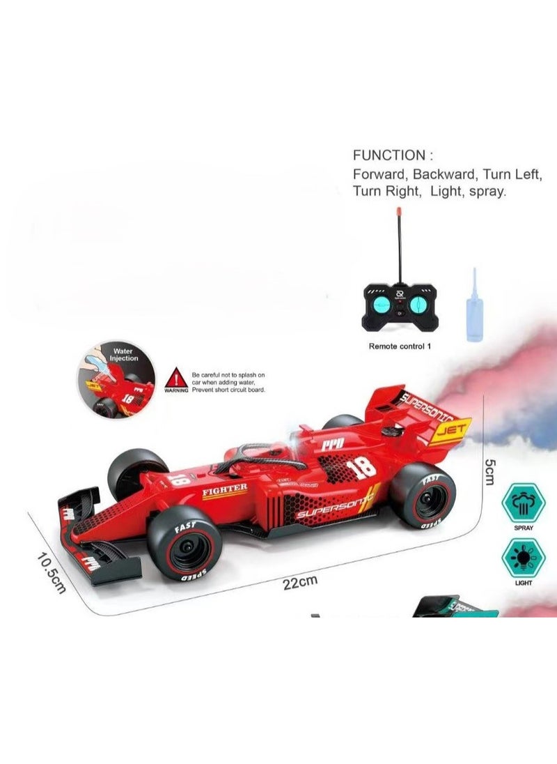 Formula 1 F1 Super Fast Premium Racing Car (Red) | 2.4Ghz Remote Control Car with  effect | F1 race inspired mode| Big Size toy car 1:18 scale| Realistic design
