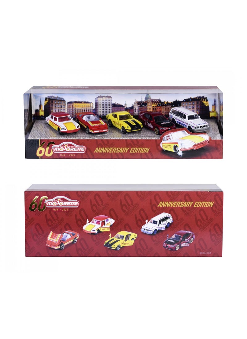 Majorette Anniversary Edition Die-Cast 5 Pieces Giftpack
