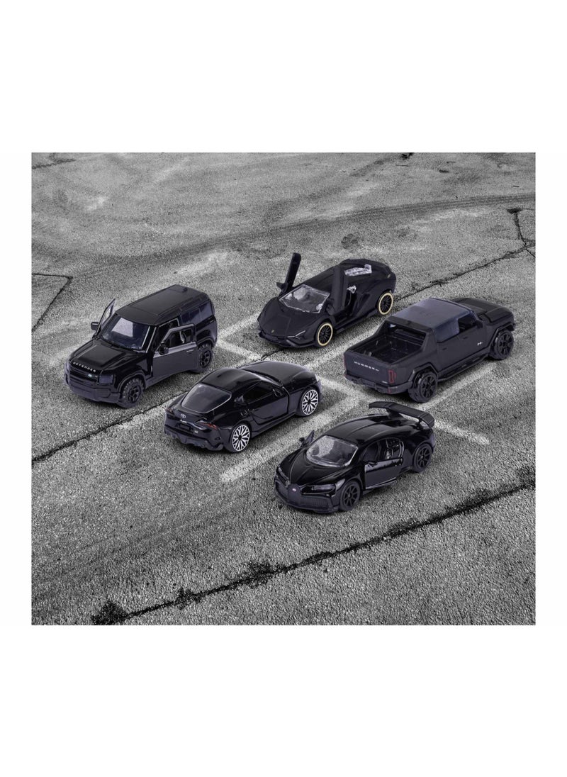 Majorette Black Edition Die-Cast 5 Pieces Giftpack
