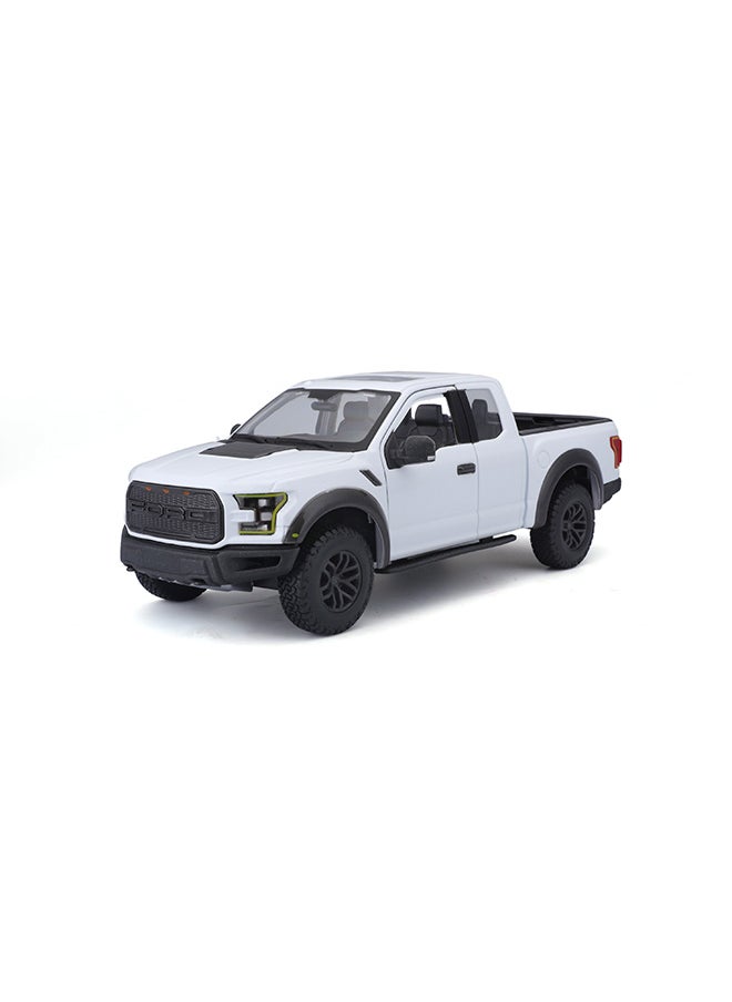 1:24 2017 Ford F-150 Raptor - White Officially Licensed Scaled Replicas of Collectible Diecast Metal Models with Exquisite Interior & Exterior Detailing for All Ages