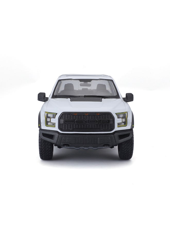 1:24 2017 Ford F-150 Raptor - White Officially Licensed Scaled Replicas of Collectible Diecast Metal Models with Exquisite Interior & Exterior Detailing for All Ages