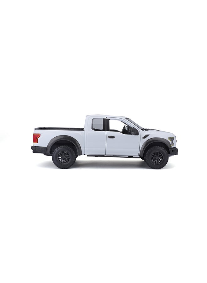 1:24 2017 Ford F-150 Raptor - White Officially Licensed Scaled Replicas of Collectible Diecast Metal Models with Exquisite Interior & Exterior Detailing for All Ages