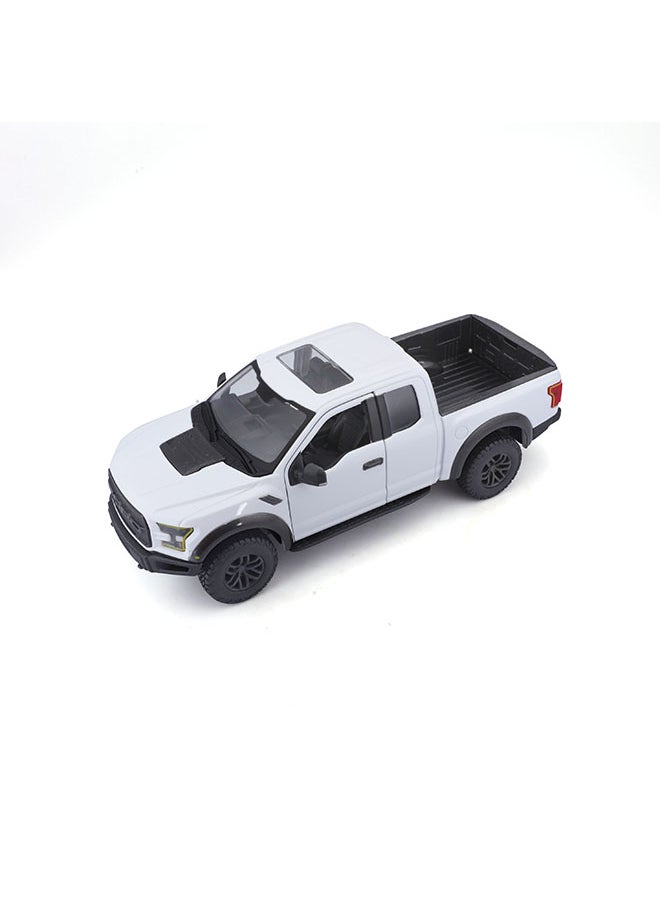 1:24 2017 Ford F-150 Raptor - White Officially Licensed Scaled Replicas of Collectible Diecast Metal Models with Exquisite Interior & Exterior Detailing for All Ages