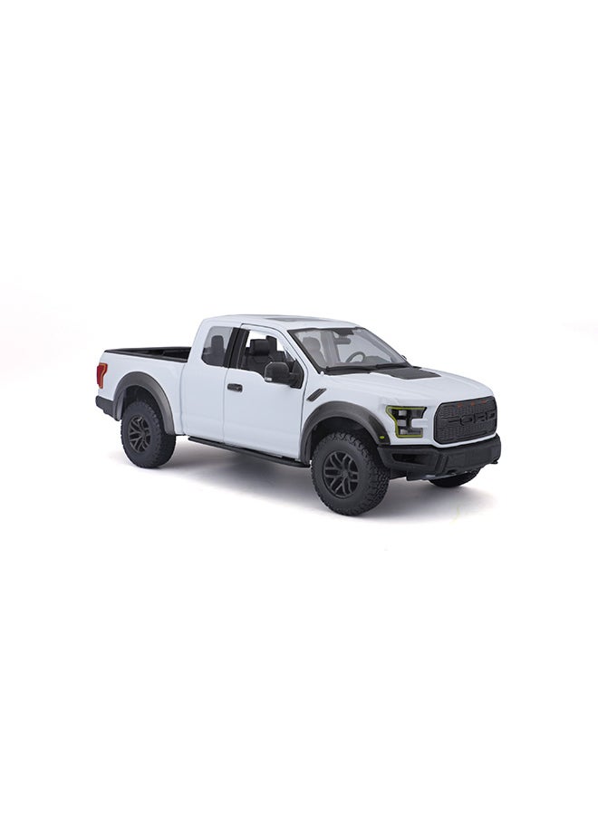 1:24 2017 Ford F-150 Raptor - White Officially Licensed Scaled Replicas of Collectible Diecast Metal Models with Exquisite Interior & Exterior Detailing for All Ages