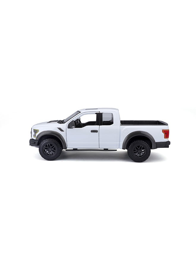 1:24 2017 Ford F-150 Raptor - White Officially Licensed Scaled Replicas of Collectible Diecast Metal Models with Exquisite Interior & Exterior Detailing for All Ages