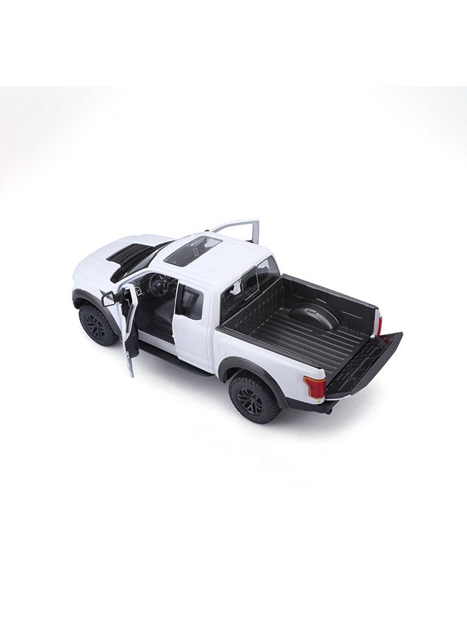 1:24 2017 Ford F-150 Raptor - White Officially Licensed Scaled Replicas of Collectible Diecast Metal Models with Exquisite Interior & Exterior Detailing for All Ages