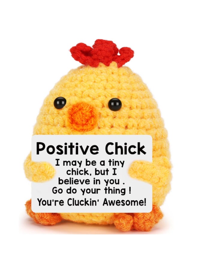 Hot Sale Hand Crochet Positive Chick Yarn Woven Positive Energy Potato Doll-Color:Shelled Turtle