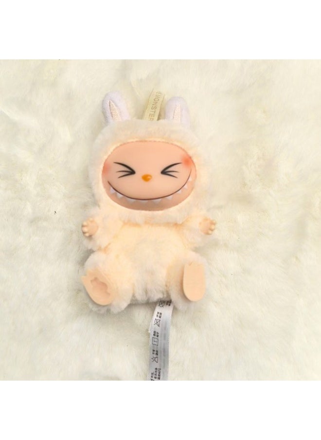 Bubble Labubu Labubu Second Generation Mart Trendy Play Doll Macaron Vinyl Face Plush Toy Surrounding No Label-Color:No. 4