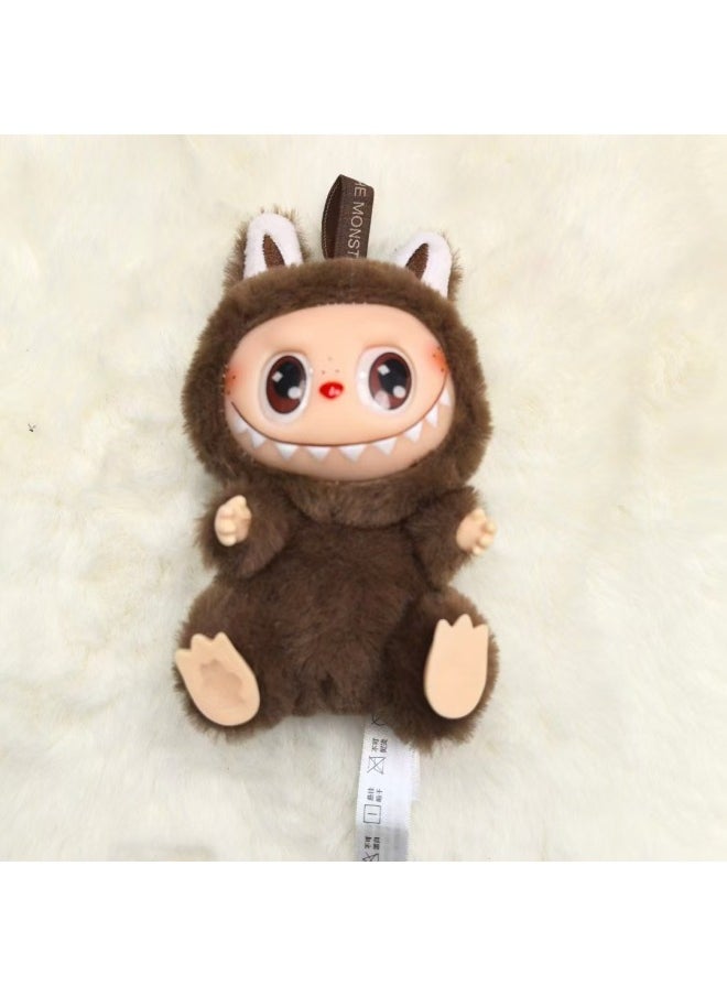 Bubble Labubu Labubu Second Generation Mart Trendy Play Doll Macaron Vinyl Face Plush Toy Surrounding No Label-Color:No. 7