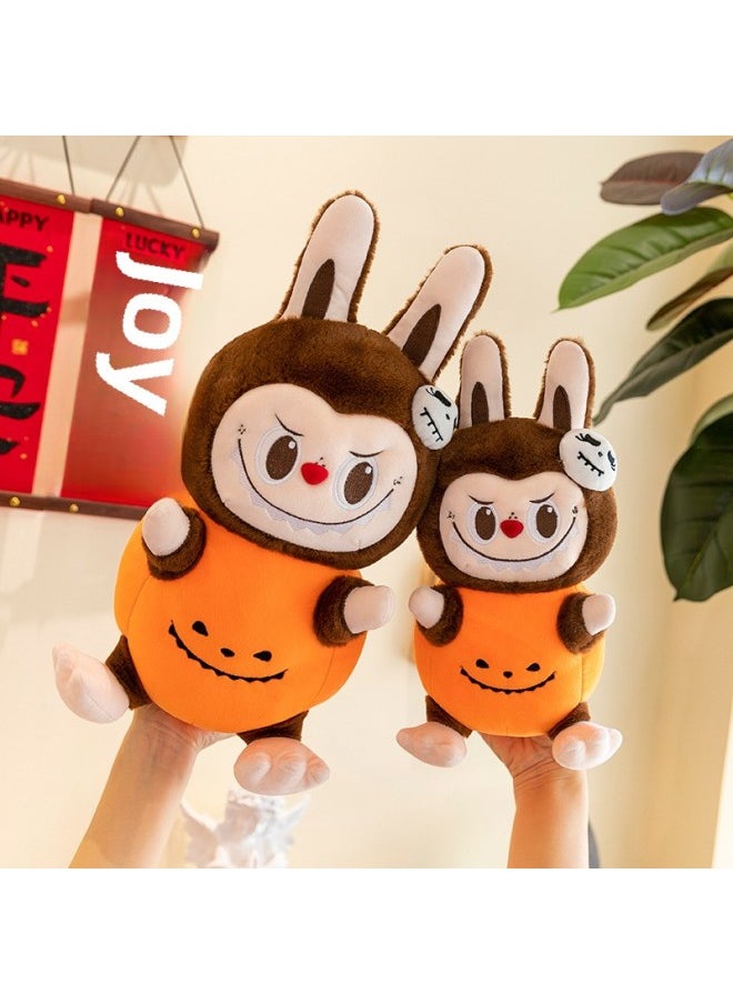 Labubu Halloween Series Limited Strange Carnival Pumpkin Pendant Funny Plush Tide Play Gift Wholesale-Specifications:80cm3kg-Color:Finished Product