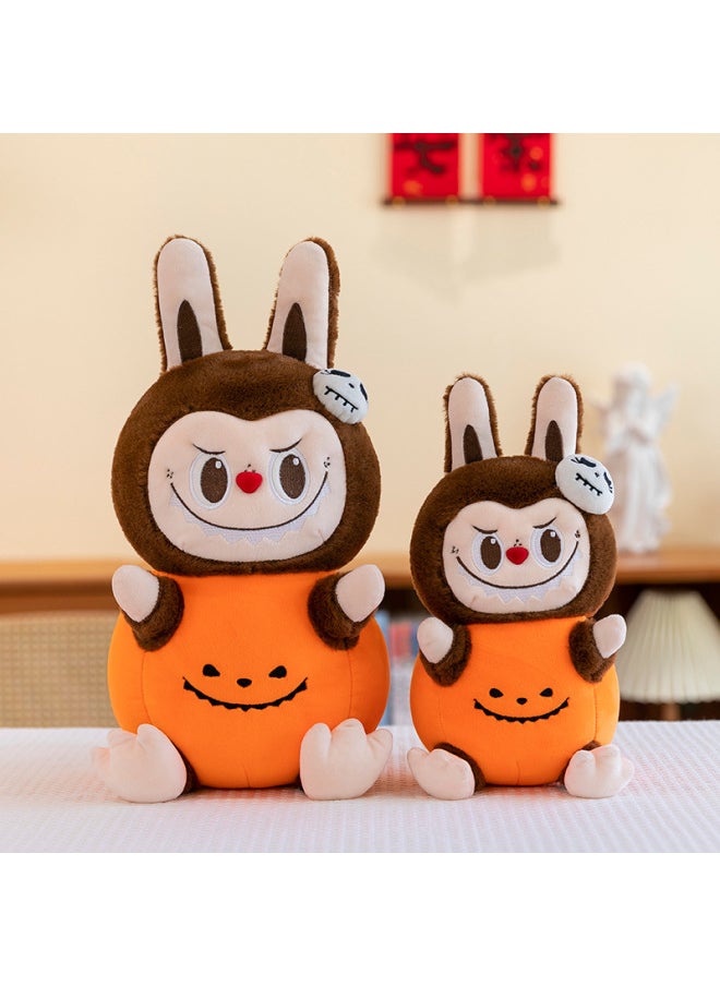 Labubu Halloween Series Limited Strange Carnival Pumpkin Pendant Funny Plush Tide Play Gift Wholesale-Specifications:40cm0.63kg-Color:Finished Product