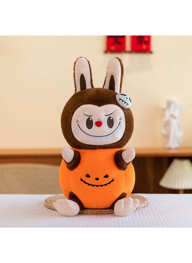 Labubu Halloween Series Limited Strange Carnival Pumpkin Pendant Funny Plush Tide Play Gift Wholesale-Specifications:40cm0.63kg-Color:Finished Product