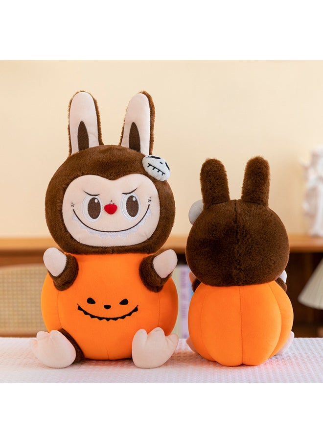 Labubu Halloween Series Limited Strange Carnival Pumpkin Pendant Funny Plush Tide Play Gift Wholesale-Specifications:40cm0.63kg-Color:Finished Product