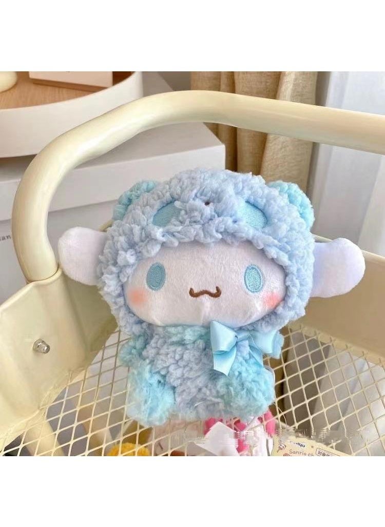 1 Pcs 15cm Sanrio Plush Toys Stuffed Cinnamoroll Doll Soft Anime Cartoon Plushie Home Decor Appease Girl Gift (Cinnamoroll Blue)