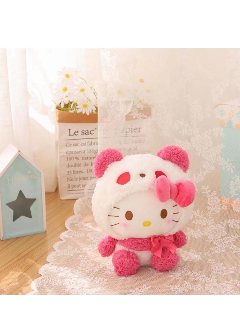 1 Pcs 15cm Sanrio Plush Toys Stuffed Hello Kitty Doll Soft Anime Cartoon Plushie Home Decor Appease Girl Gift (Hello Kitty Pink)