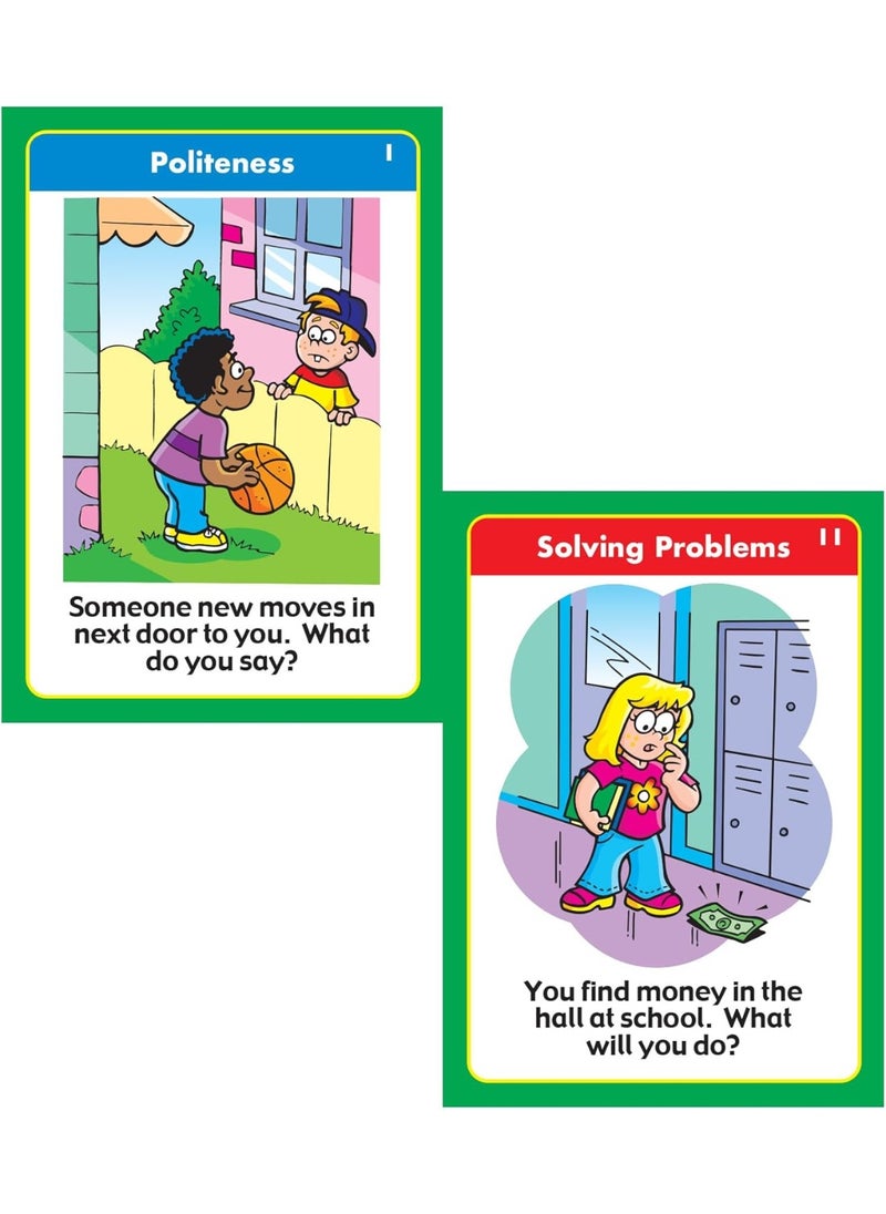 Super Duper Publications | Practicing Pragmatics Fun Deck | Conversation and Social Skills Flash Cards | Educational Learning Materials for Children