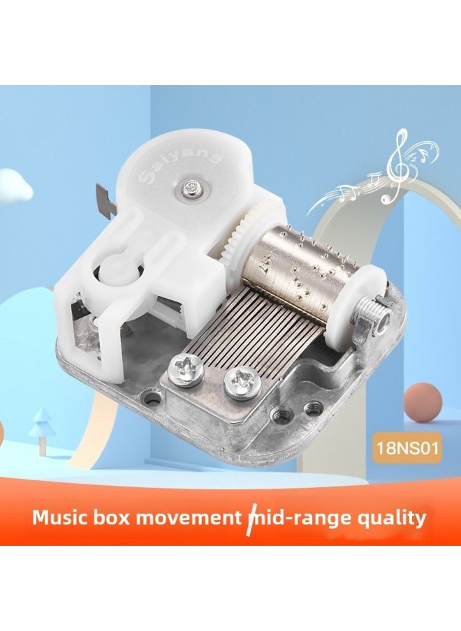 Saiyang Music Box Music Box Movement Winding Drive Play Beautiful Piano Music Without Battery 1-Color:Meet F2z #