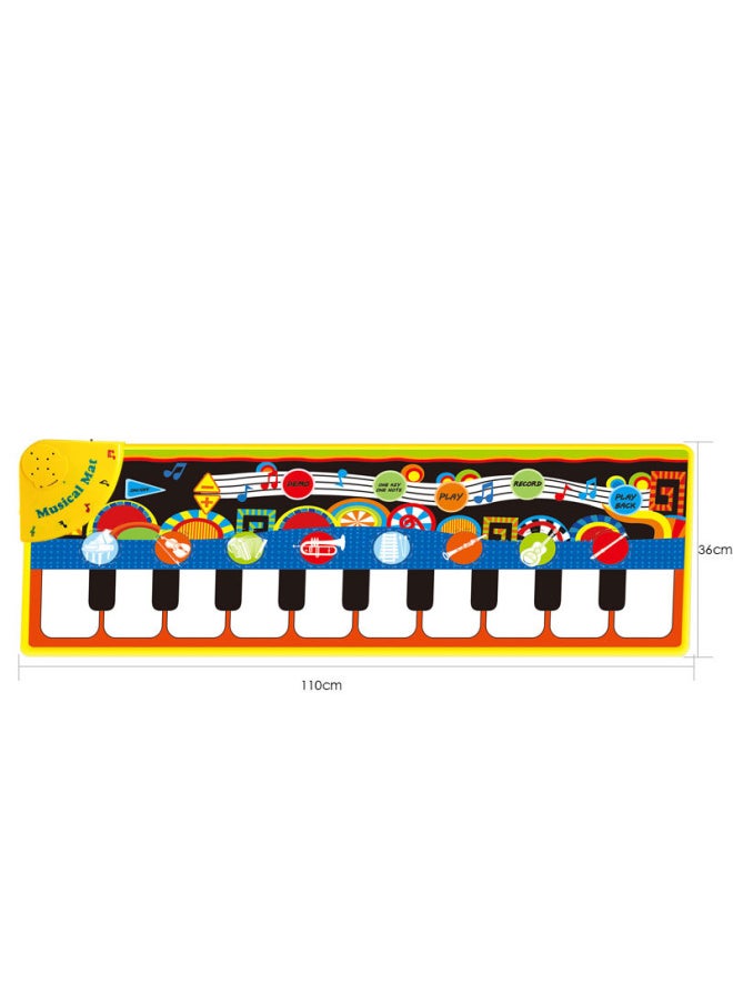 Dedicated Multi-functional Music Carpet Pedal Game Carpet Children's Educational Music Blanket Support Revision-Color:Non-slip Bottom Style +1.5 Yuan (bag)