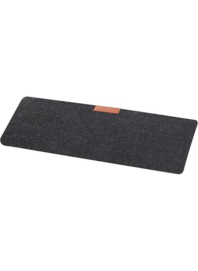 Gaming Mouse Pad， 32*70cm Desk Mat Protector, Dual Side Soft Smooth Mouse Pad Writing Mat for Office Home, Dark Gray
