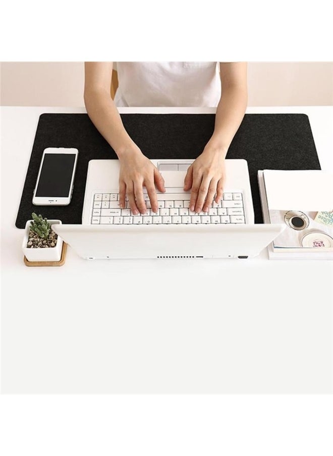 Gaming Mouse Pad， 32*70cm Desk Mat Protector, Dual Side Soft Smooth Mouse Pad Writing Mat for Office Home, Dark Gray