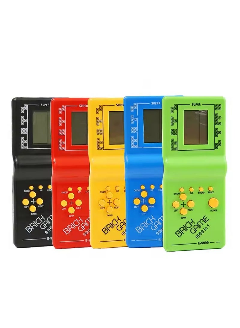 Pack of 3 Pcs Brick Game Console – Large Screen Handheld Electronic Games with 23 Built-in Classic Games for Kids & Adults (Random Colours)