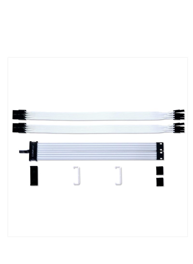 Strimer Plus V2 8-Pin (PW8-PV2) ARGB VGA Power Cable Extension Kit for Dual 8-Pin GPU Connector (No Controller) - STRIMER PLUS 8PIN V2