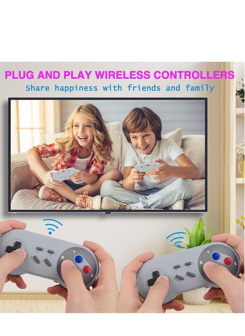 Classic Retro Mini Game Console, Built-in 500 Games with 2 Controllers, HDMI Port - Children Gift, Happy Childhood Memories