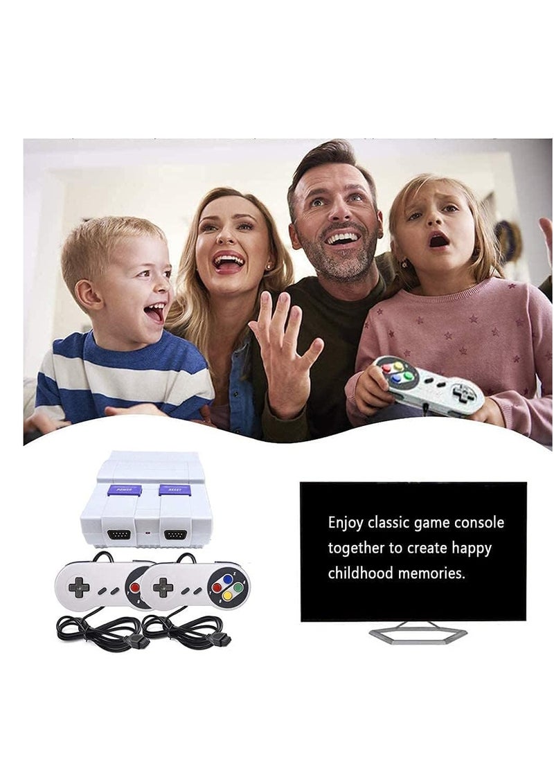 Classic Retro Mini Game Console, Built-in 500 Games with 2 Controllers, HDMI Port - Children Gift, Happy Childhood Memories