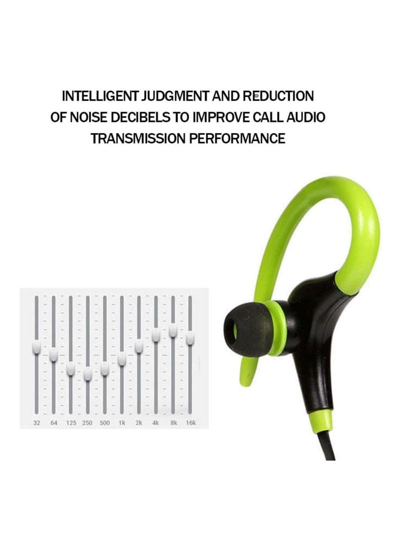 Bluetooth Headphones, Wireless Earbuds, Playtime 3 Hours, Bluetooth 4.2 Wireless Headphones, HD Deep Bass Stereo Sound Isolation, IPX3 Waterproof Bluetooth Sports Headphones (Red)