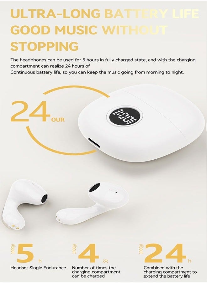 Wireless Bluetooth Headphones Comfortable To Wear Stereo Noise Cancellation Long Battery Life Great For Sports Running Listening And Talking Black