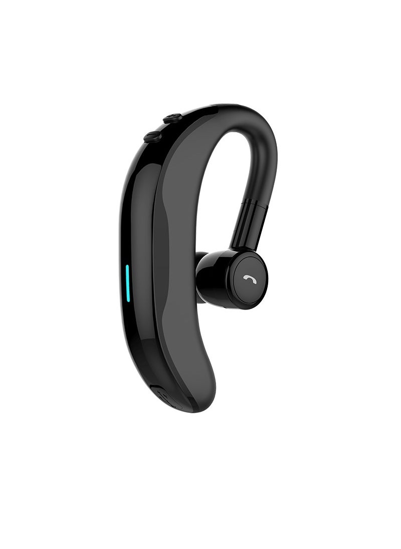 Wireless Earpiece, Noise Cancellation Earbud, Comfortable And Lightweight Bluetooth Headset, High Bass Sound Stereo Headphone For Driver Trucker Business Office, (Black)