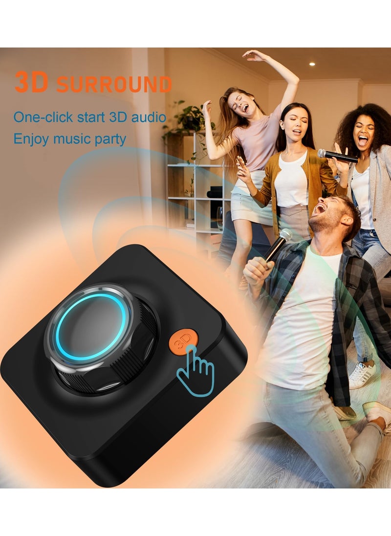SYOSI Bluetooth Audio Receiver Adapter, Bluetooth 5.1 Audio Receiver Adapter, 3D Surround Stereo Audio Receiver for Sound System/Phones/Tablets/Headphone, Low Latency Bluetooth Audio Adapter Receiver