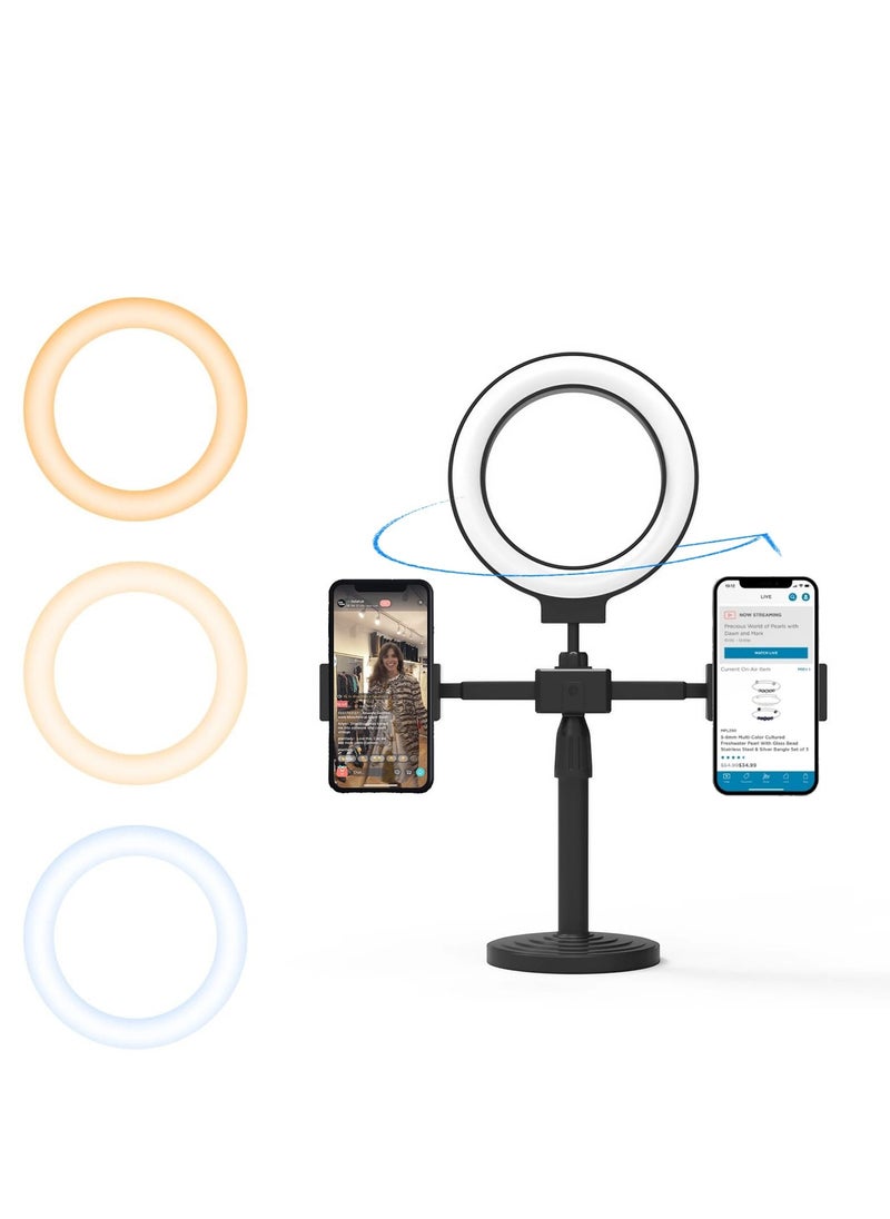 Podcast Equipment Bundle with Ring Light and Phone Holder, BM-800 Podcast Microphone Bundle with V8S Voice Changer, Condenser Microphone Recording Studio Package for Podcasting Streaming Recording