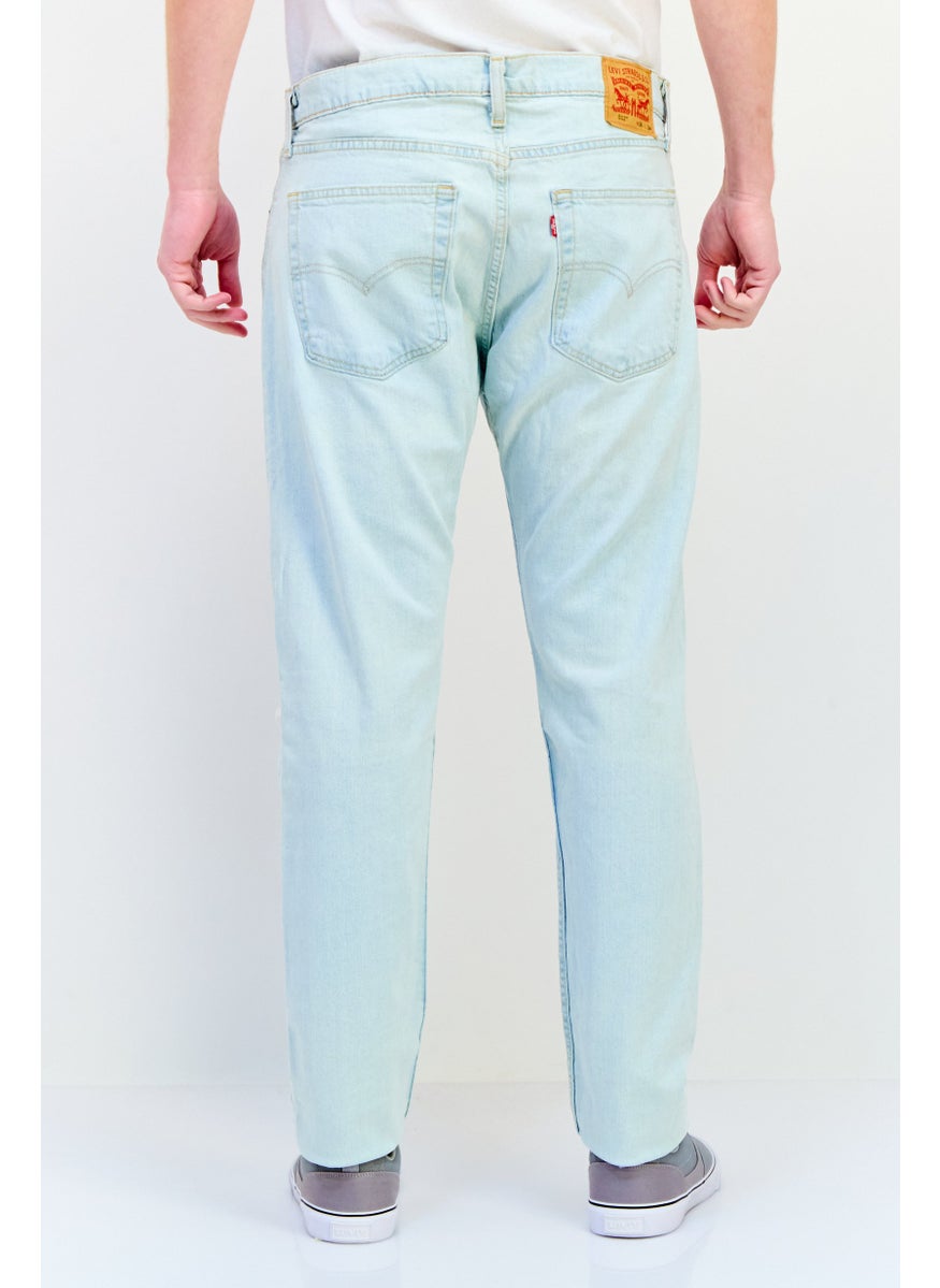 Men Slim Fit Washed Stretchable Denim Jeans, Blue