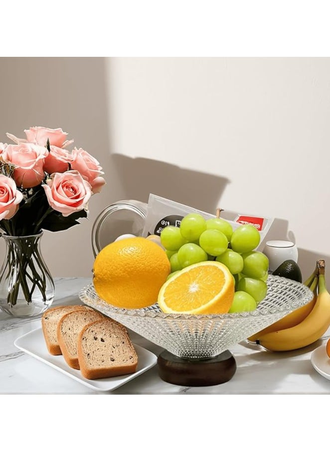Glass Fruit Bowl, 9.8