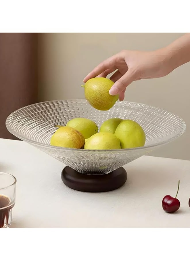 Glass Fruit Bowl, 9.8