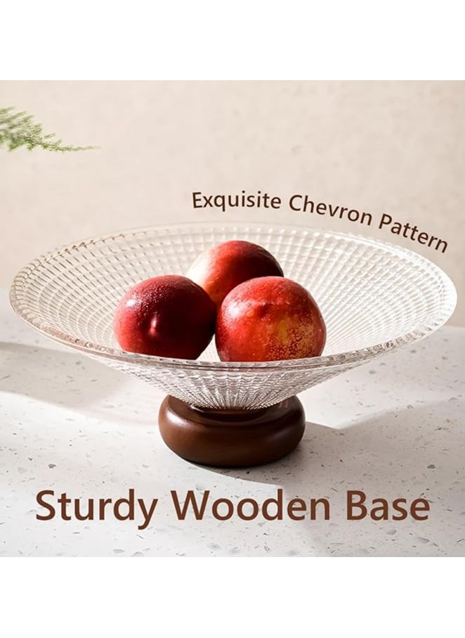 Glass Fruit Bowl, 9.8