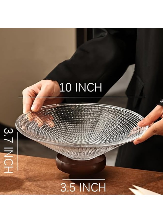 Glass Fruit Bowl, 9.8