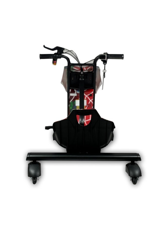Electric Drift Trike for Kids – 36V Battery-Powered 3-Wheel Ride-On Scooter with Spider Web Design and Drifting Wheels