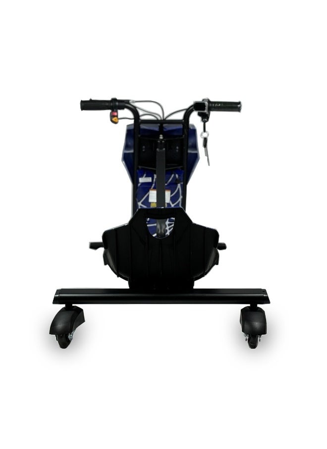 Electric Drift Trike Ride-On for Kids – 36V Battery Powered 3-Wheel Scooter with Blue Spider Design & 360° Spin