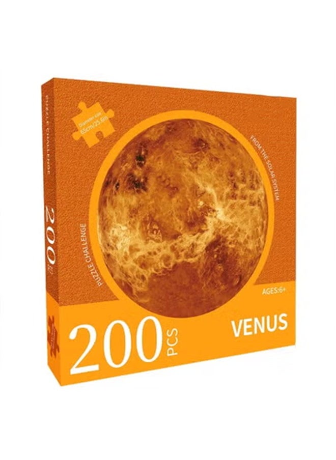 200 Pieces Venus Puzzles For Adults Kids Space Gifts Planet Puzzle