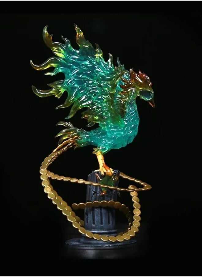 One Piece Phoenix Beast Form Action Figure Decorative Resin Sculpture Home Decor Statue, Art Figurine Home Ornament Decoration for Office, Living Room, Bedroom, Book Shelf, TV Cabinet, Desktop