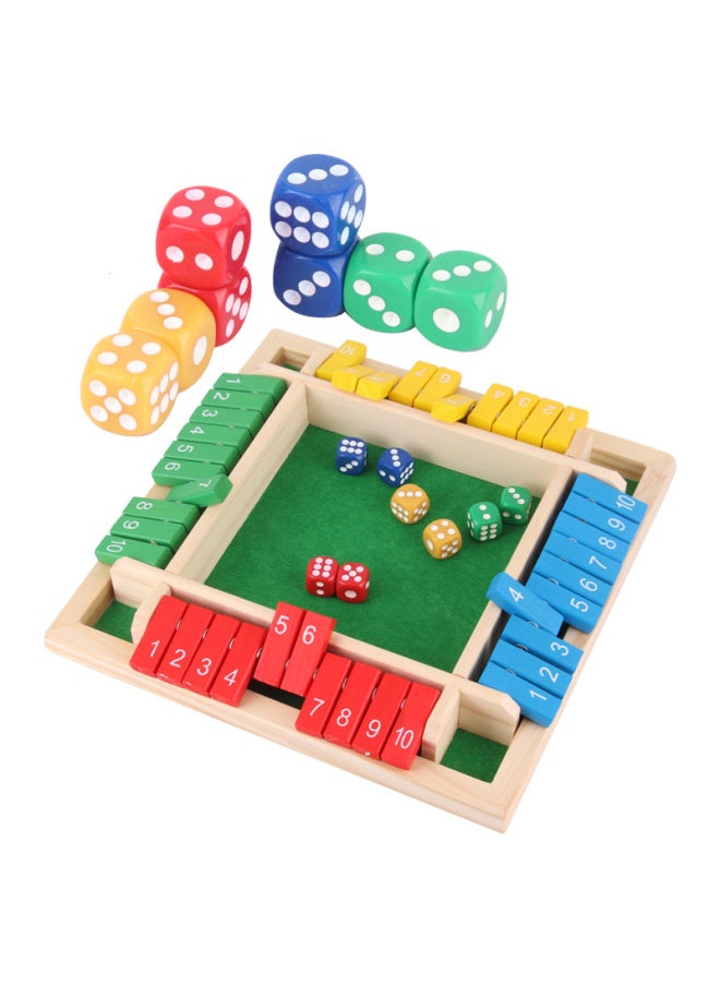 Digital Flip Card Game Chess Class Puzzle Area Toy Building Blocks Children's Board Games Mathematical Thinking Training Aged 3 To 6-Color:Six-sided Retro Color Flip 0.66g-Specifications:22.3*22.3*.3.5cm