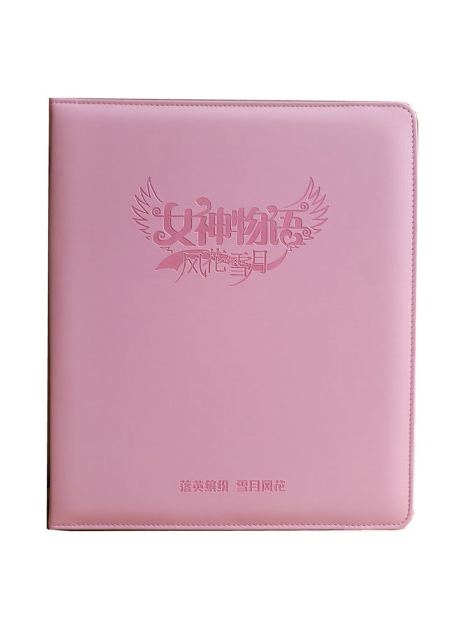 Princess Frog Goddess Story Card Series Cartoon Anime Girl Collectible Cards Original Box Chinese Animation Toy Game-Color:Women's Story Big Card Book Pink