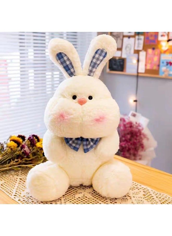 Eight-inch Grab Doll Machine Plush Toy Doll Creative Doll Stall Wedding Throw Doll Doll-Specifications:Lattice Rabbit-Color:20~25cm